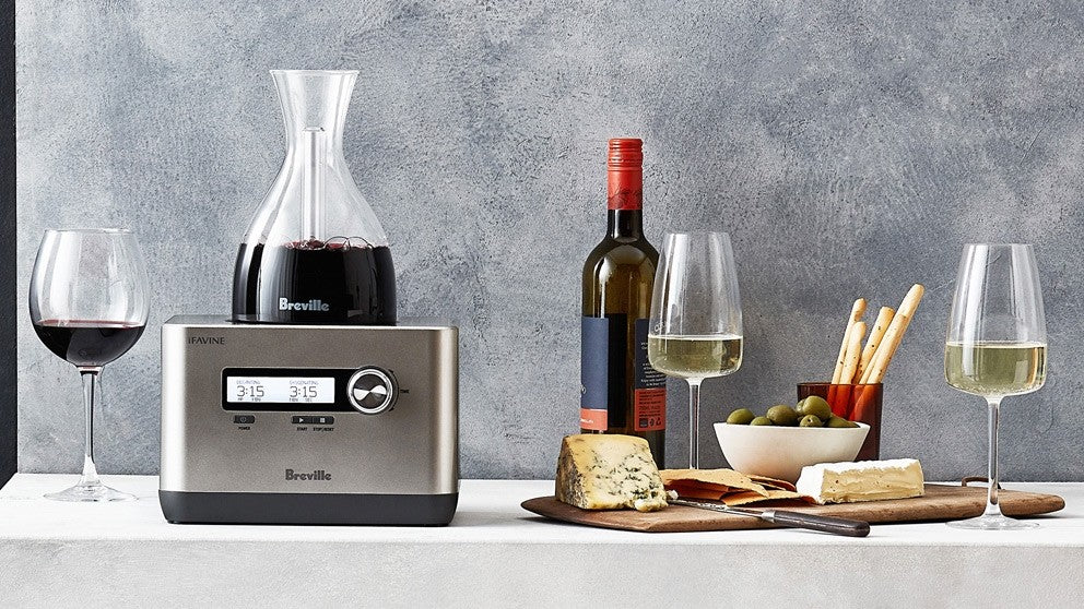 Breville Sommelier Wine Decanter - Silver