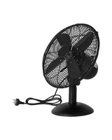 30cm Black Metal Bench Fan/3-speed settings/Tilt adjustment
