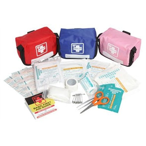 Protector 30 Piece Personal First Aid Kit / Red, Blue or Pink