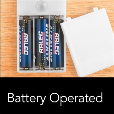 Arlec 1m Warm White Battery Operated LED Sensor Strip Light - TheITmart