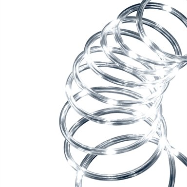 Arlec 10m Cool White Solar Powered Thin LED Rope Light - TheITmart