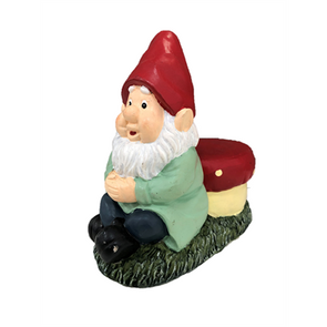 Tuscan Path Gnome Pot Stand Garden Statue