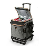 Arctic Zone 50 Can Collapsible Rolling Soft Cooler Cart / Leak Proof