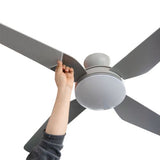 Arlec Indoor Ceiling Fan Blade Sleeve - 4 Pack / Black Or White / Washable /Easy to Install