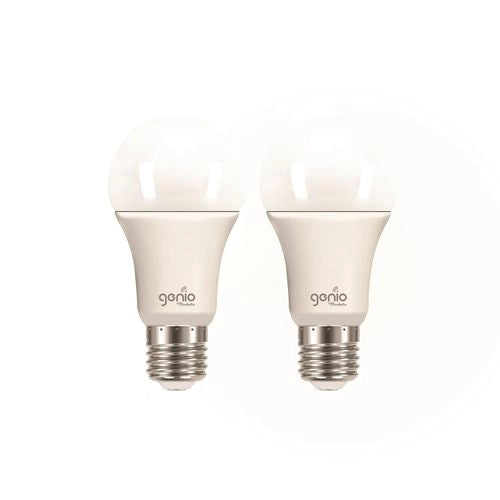 Mirabella 9W 800lm RGB & White Genio Smart Wi-Fi Glass LED ES Light Globe - 2 Pack
