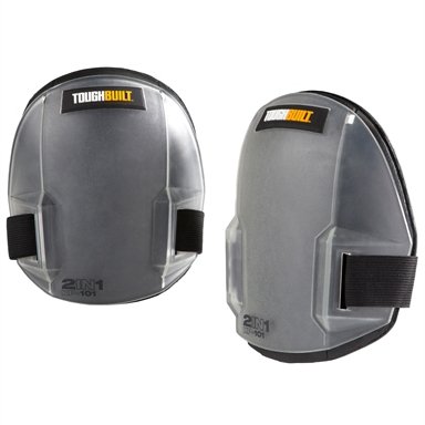 ToughBuilt 2 - In - 1 Knee Pads/Lightweight/Hard-Wearing, Shatter-Resistant Plastic - TheITmart