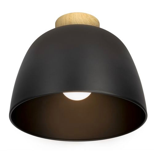 Brilliant 23cm Matt Black Greta DIY Install Batten Fixture - TheITmart