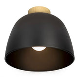 Brilliant 23cm Matt Black Greta DIY Install Batten Fixture - TheITmart