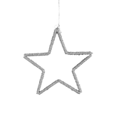Click Festive Hemp Rope LED Hanging Star - Battery Operated - TheITmart