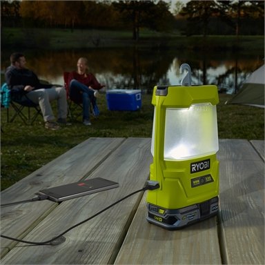 Ryobi One+ 18V LED Area Light With USB Port - Skin Only Portable