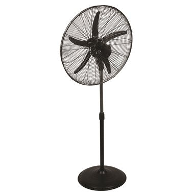 Click 70cm Heavy Duty Metal Pedestal Fan - Black - TheITmart