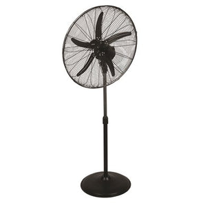 Click 70cm Heavy Duty Metal Pedestal Fan - Black