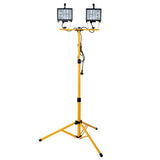 Arlec 1000W 3Globes Indoor/Outdoor Halogen Worklight With Tripod/Waterproof - TheITmart