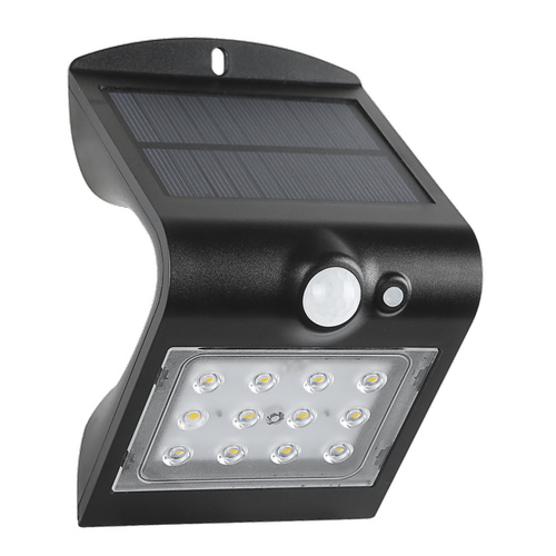 Solar Magic 220lm Black Wall Light