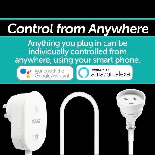 Arlec Grid Connect Smart 10m Extension Lead - White