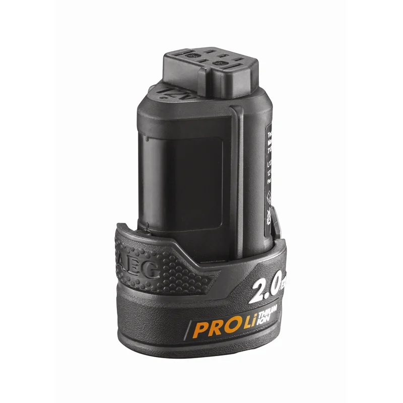 AEG 12V 2.0Ah Pro Lithium Ion Battery - Black - TheITmart