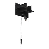 Brilliant Black Boyd DIY LED Wall Light Shelf Lamp -20989/06