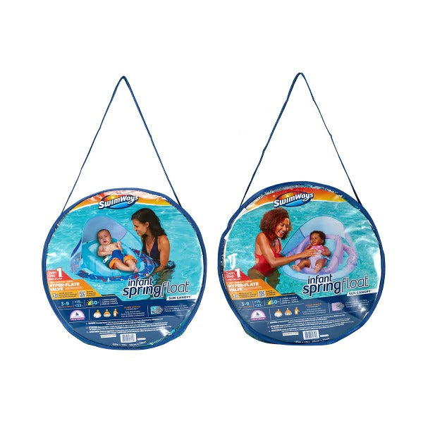 Swimways Sun Canopy Inflatable Infant Spring Float - Assorted/For Ages 3-9 Months