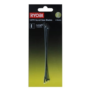 Ryobi 18TPI Scroll Saw Blade - 5 Pack