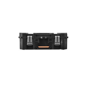 Tactix Modular Portable Lockable Technician Case - Black / Tough Steel Latches