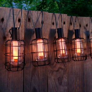Lytworx Flickering Flame Metal Lanterns - 10 Pack