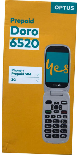 Optus Prepaiad Doro 6520 Optus Phone / Locked to Optus