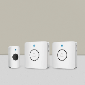 Arlec Premium 38 Sound Battery Powered Wireless Door Chime - Twin Pack