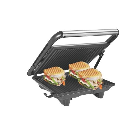 Mistral Sandwich Press – Black & Stainless Steel