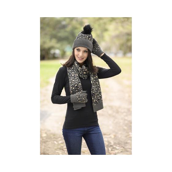 Nice & Nifty Leopard Print Knitted Set - TheITmart