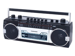 Thomson Retro Portable Bluetooth Radio with Cassette Player