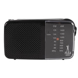 Flea Market Portable FM/AM Radio Headphones Jack Battery Powered Hand Carry - TheITmart