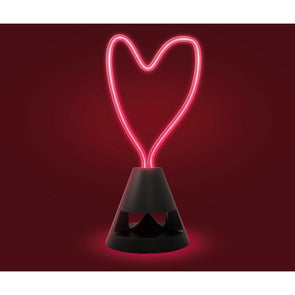 Billboard Neon LED Bluetooth Wireless Speaker/Speaker Base/Rechargeable - Heart