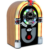 Retro Jukebox CD Player & Bluetooth/Wooden Housing /AUX/FM Radio