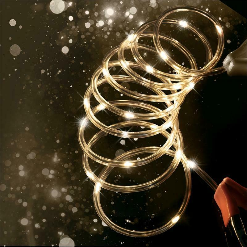 Arlec 10m Warm White Thin LED Rope Light-100 LED Bulbs - TheITmart