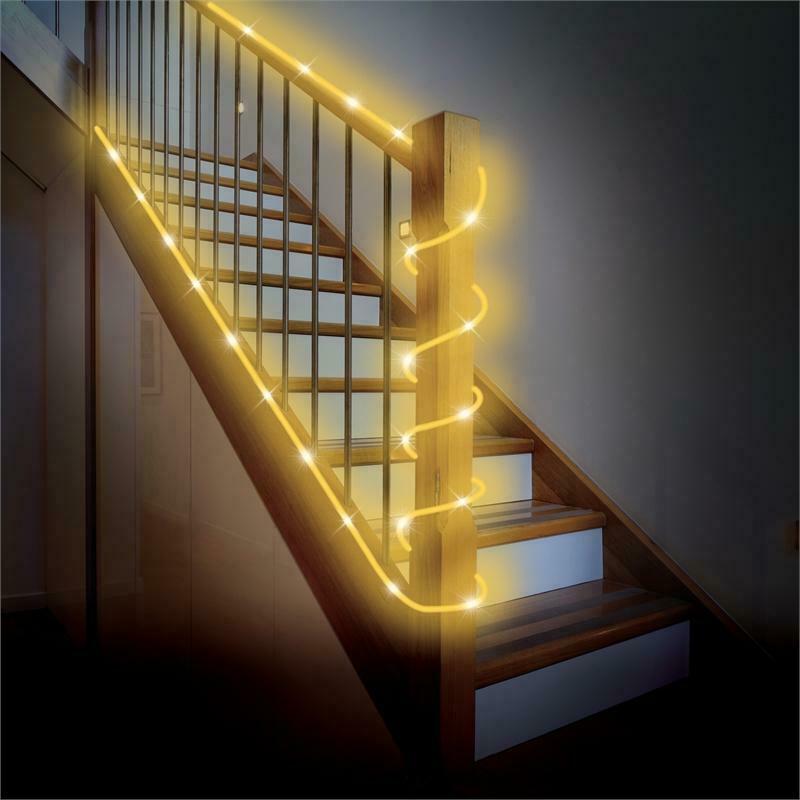 Arlec 10m Warm White Thin LED Rope Light-100 LED Bulbs - TheITmart