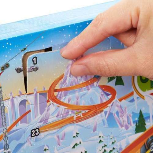 Hot Wheels Advent Calendar Track Santa's Workshop / Suitable for 3+ Years - TheITmart