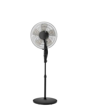 Arlec 40cm Black Pedestal Fan DC/3 Speed/Timer/oscillation/Tilt - TheITmart