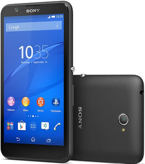 Sony Xperia E4 Mobile Phone-Black Locked to Boost